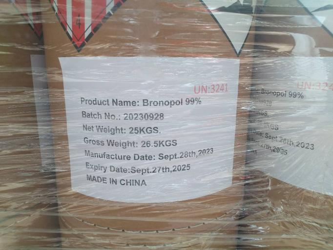 Sinobio Mengirimkan Bubuk Bronopol 99% 18MT Dengan Aman Ke Pelabuhan Istanbul, Turki