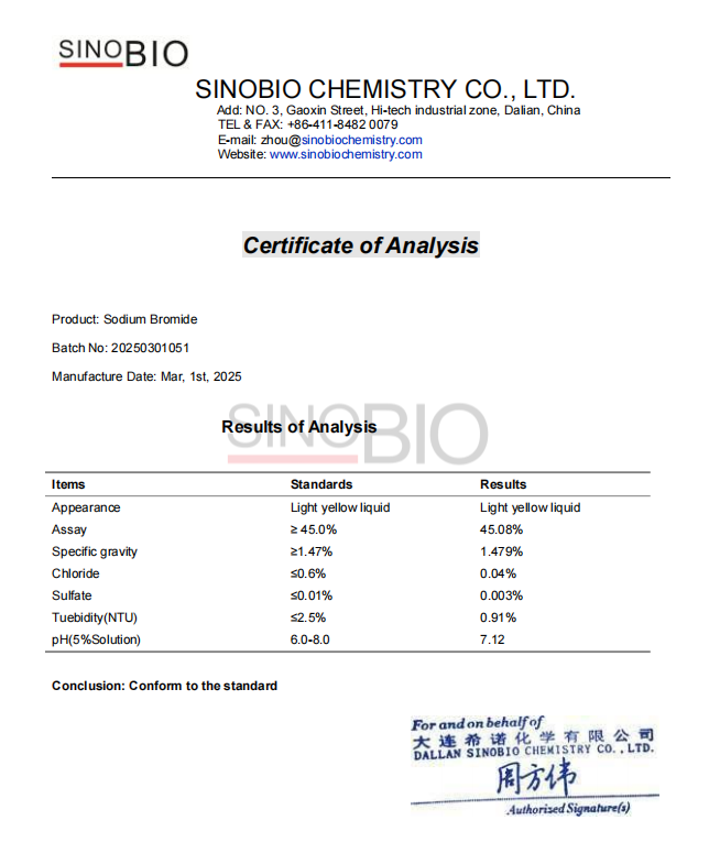 Sodium bromide CoA (1)